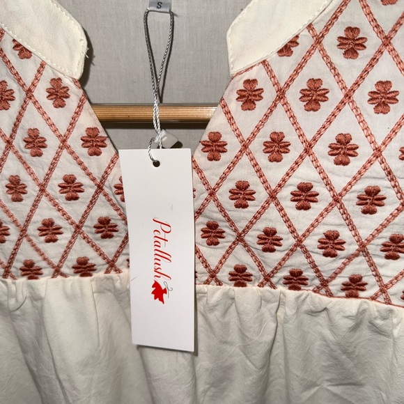 Petallush Cream Midi Dress with Lace Detail Costal Cowgirl - Picture 4 of 4